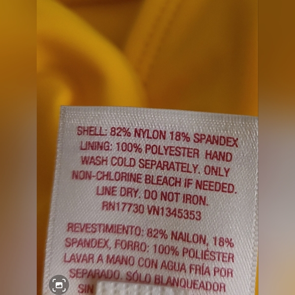 Women's large  Cheeky Bikini Bottom Xhilaration Mango Orange nwot - Picture 2 of 7